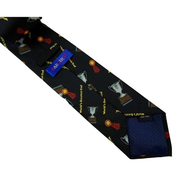 Father's Day Tie Necktie Worlds Greatest Dad - Picture 3 of 3